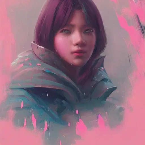 Prompt: “ a portrait of bts, rainy background, pink bright art masterpiece artstation. 8 k, sharp high quality artwork in style of jose daniel cabrera pena and greg rutkowski, concept art by tooth wu, hearthstone card game artwork. ”