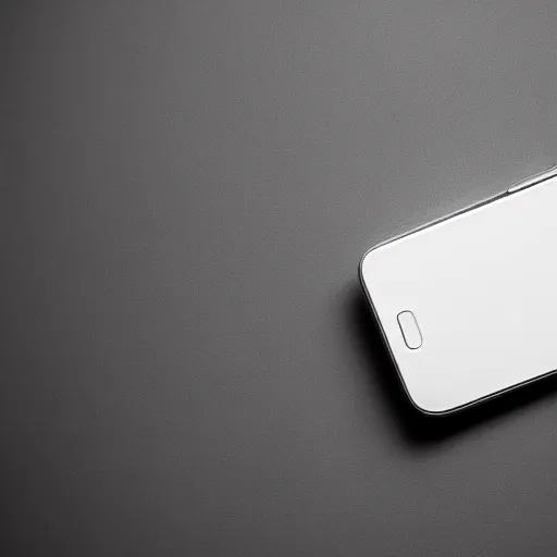 Prompt: a smart phone designed by dieter rams, studio photograph, white background