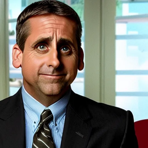 Prompt: A still of Steve Carell as a Muppet, photorealistic