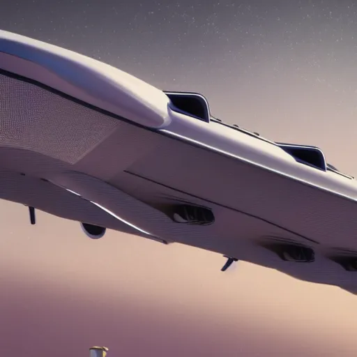 Prompt: big spaceship by Ian hubert style, CGI, Render, photorealistic, Unreal engine 5