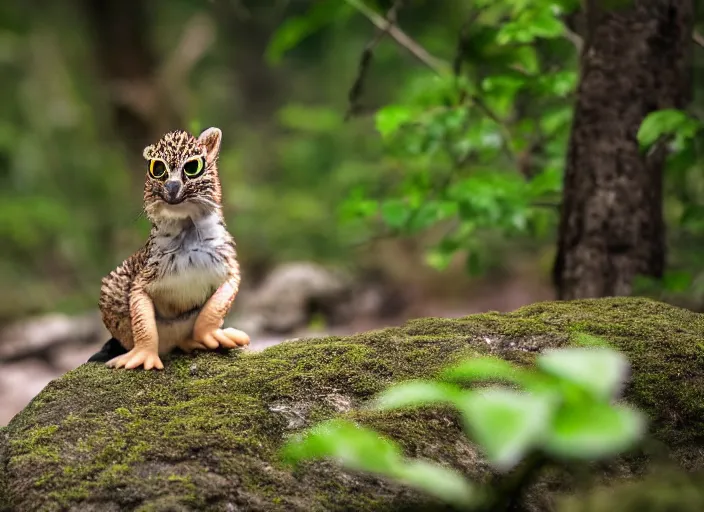 Image similar to wildlife photo of real life yoshi in the wild, 8 k, 8 5 mm f 5. 6