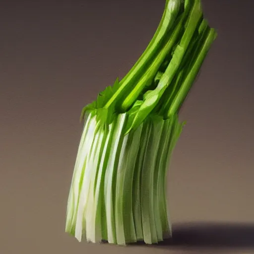 Prompt: made entirely of celery, by artgerm and greg rutkowski, octane render, trending on artstation,