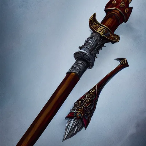Prompt: a magical sword, digital art, realistic painting, fantasy, dnd, very detailed, high definition, trending on artstation