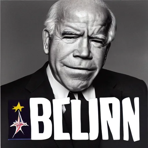 Image similar to Joe bidens rap album cover