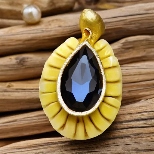 Image similar to banana made of beautiful gem stone, jewelry banana, shine, hd, high quality