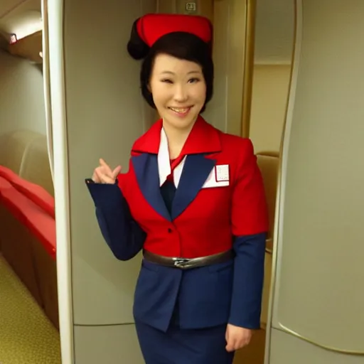 Image similar to kanazawa dressed as a flight attendant