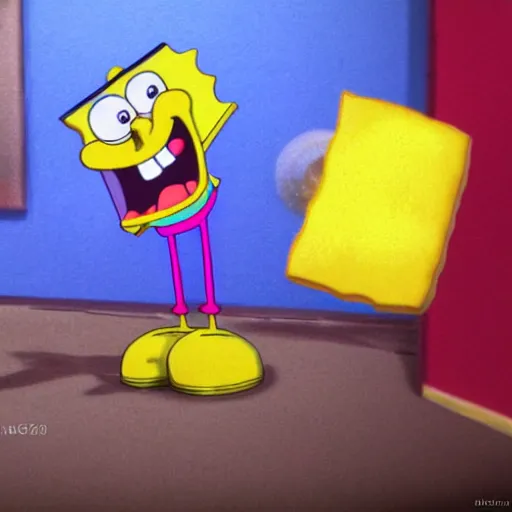 Prompt: Sponge Bob, Cinematic, 35mm, photorealism