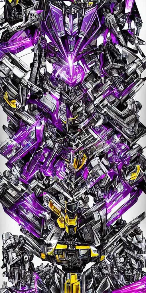 Image similar to decepticon and autobots battle tribal tattoo, transformers, skywrap, soundwave, star scream, blitzwing, sunstreaker, sideswipe, intricate, cybertron, cyber punk, lazer blast, sharp, high detailed, high contrast, 1 st winner, trending, polkadot!!! grunge!!! purple!! black!! red!!