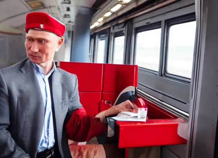 Image similar to train driver of the Russian Railways