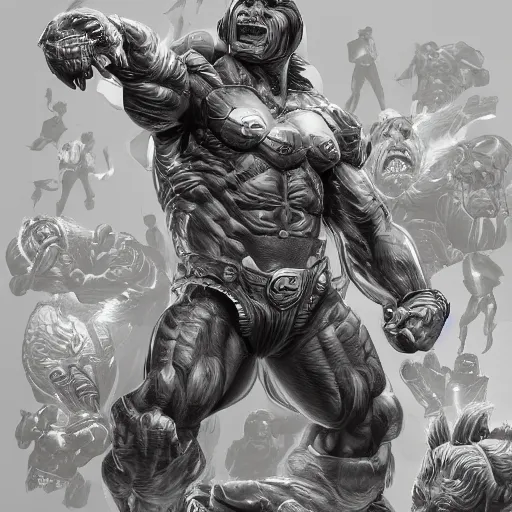 Image similar to Super Strength, extremely detailed, award-winning art, trending on Artstation