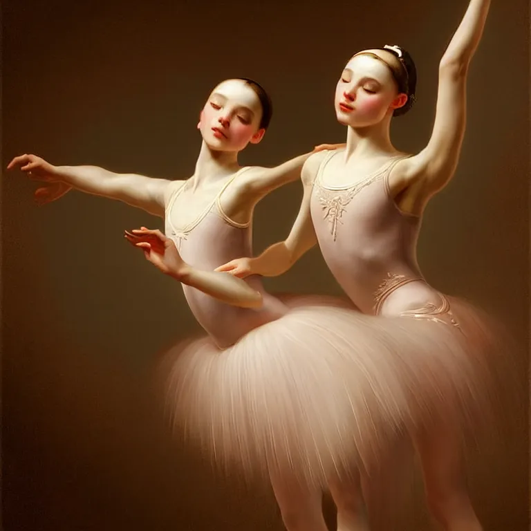 Image similar to epic professional digital art of sweet ballerina accent lighting, painted, intricate, detailed, cheery, fun, effervescent, by roberto ferri, epic, stunning, gorgeous, much wow, much detail, cinematic, masterpiece, unreal engine render