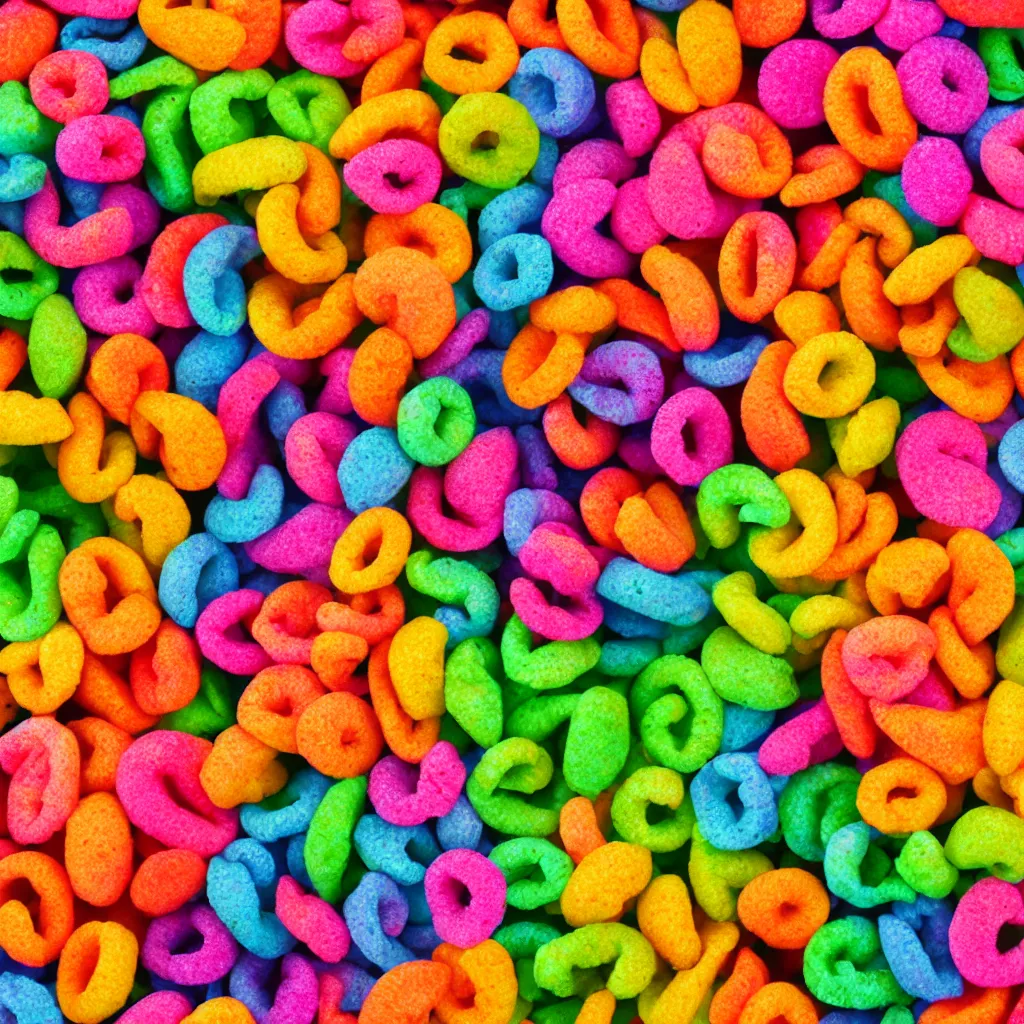 Image similar to fruit loops frame texture, 4k