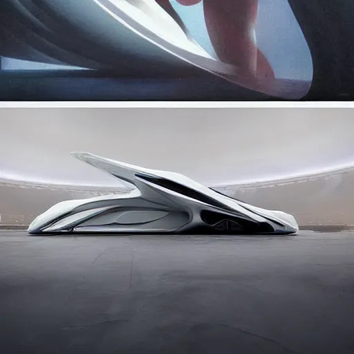 Image similar to sci-fi organic car zaha hadid 30% of canvas and wall structure in the coronation of napoleon painting by Jacques-Louis David and in the pinterest blade runner 2049 film search pinterest keyshot product render ultra high detail ultra realism 4k in plastic dark tilt shift