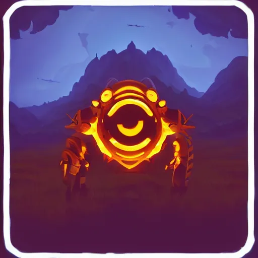 Image similar to beholder icon vector minimalist warcraft, loftis, cory behance hd by jesper ejsing, by rhads, makoto shinkai and lois van baarle, ilya kuvshinov, rossdraws global illumination, dungeons and dragons