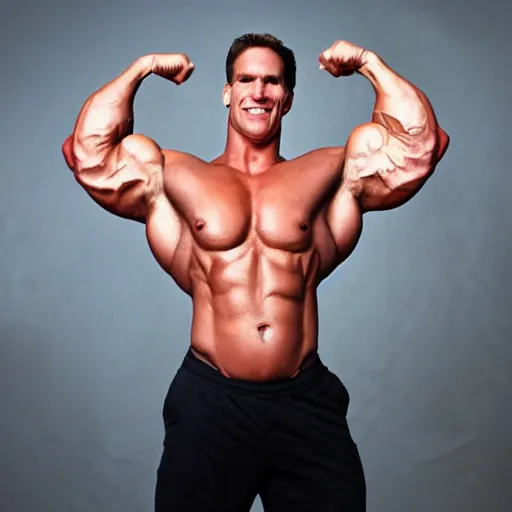 Image similar to jerma 9 8 5 professional bodybuilder huge muscles strong expert photograph detailed