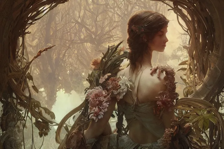 Image similar to painting of the end, ultra realistic, concept art, intricate details, eerie, highly detailed, photorealistic, octane render, 8 k, unreal engine. art by artgerm and greg rutkowski and alphonse mucha