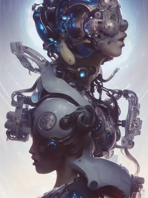 Image similar to full shot of a beautiful venus monster astronaut defined facial features, intricate abstract. cyberpunk, symmetrical facial features. by ruan jia and artgerm and range murata and wlop and ross tran and william - adolphe bouguereau and beeple. key art. fantasy illustration. award winning, artstation, intricate details, realistic, hyperdetailed, 8 k resolution.