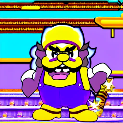 Prompt: the wario version of kim kardashian