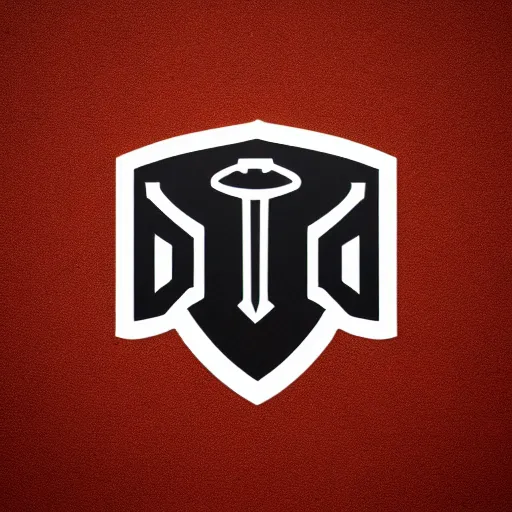 Image similar to Logo of an esport team called 'Divine Slayer', minimalist