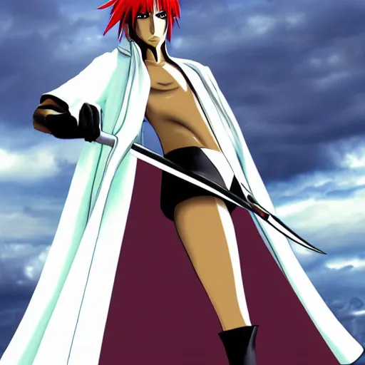 Image similar to An espada from bleach