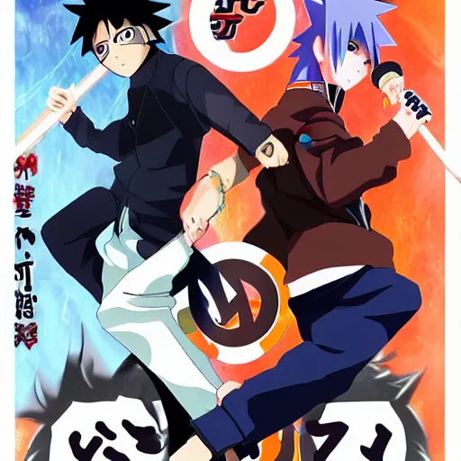 Naruto and sasuke from naruto - Anime arts - Drawings & Illustration,  People & Figures, Animation, Anime, & Comics, Anime - ArtPal