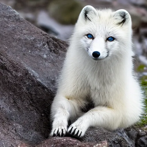 Image similar to beautiful arctic fox, XF IQ4, 150MP, 50mm, f/1.4, ISO 200, 1/160s, natural light, Adobe Photoshop, Adobe Lightroom, DxO Photolab, Corel PaintShop Pro, symmetrical balance, depth layering, Sense of Depth, AI enhanced