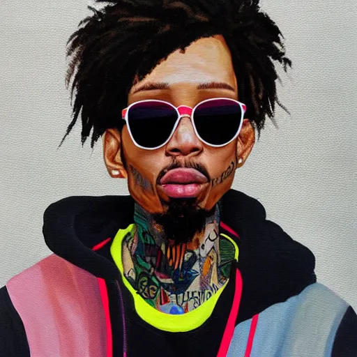 Prompt: a painting of sonny digital