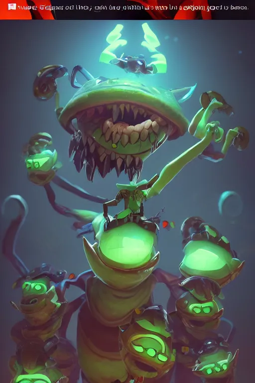 Prompt: a boss, happy alien boss, in the style of Rayman origins, michael ancel, Ruan Jia and Mandy Jurgens and Greg Rutkowski, trending on Artstation, award winning, unreal engine, octane render W 1024