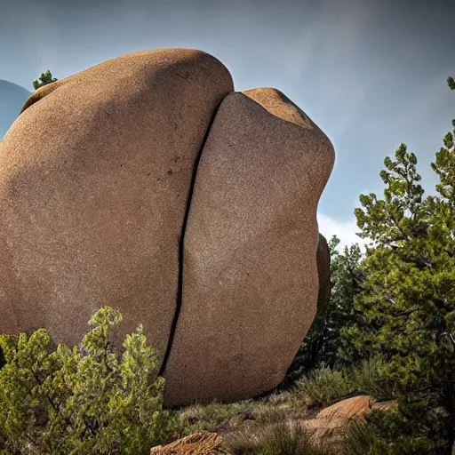 Image similar to Among us boulder.