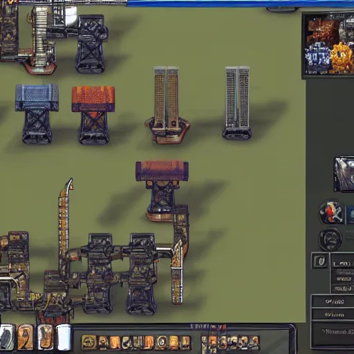 Image similar to Sephiroth in the video game Factorio