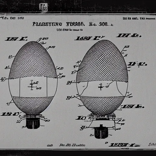 Image similar to an egg as a us patent