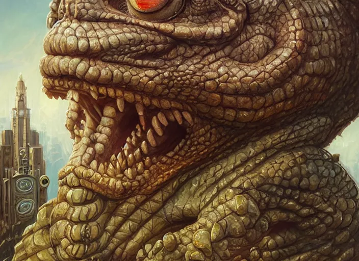 Prompt: homer simpson reptile eyes, bioshock big daddy, intricate, elegant, highly detailed, centered, digital painting, artstation, concept art, smooth, sharp focus, illustration, artgerm, tomasz alen kopera, peter mohrbacher, donato giancola, joseph christian leyendecker, wlop, frank frazetta