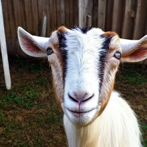 Image similar to a goat that looks like taylor!!!! swift!!!!