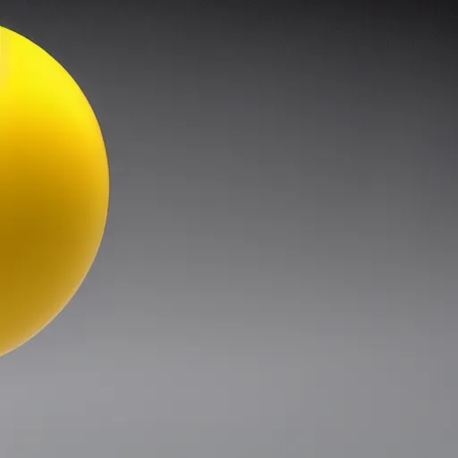Prompt: 3 d octane render, glowing transparent yellow orb with white wings attached to it flying