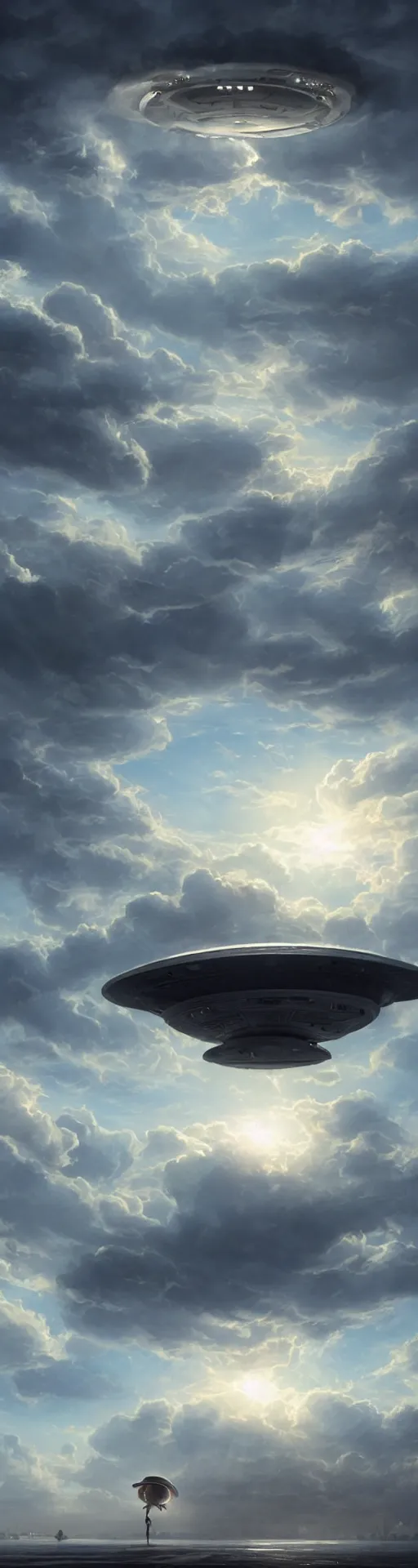 Prompt: a flying saucer over copenhagen. dramatic lighting. beautiful scenery. cloudscape. aliens. octane render, dramatic lighting, lake, ultra clear detailed. digital art, by stanley artgerm lau, greg rutkowski, thomas kindkade