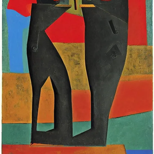 Prompt: Oil painting by Rufino Tamayo. Mechanical gods with bird faces kissing. Oil painting by Willem de Kooning.