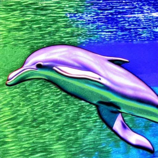 Prompt: magic eye image of a dolphin