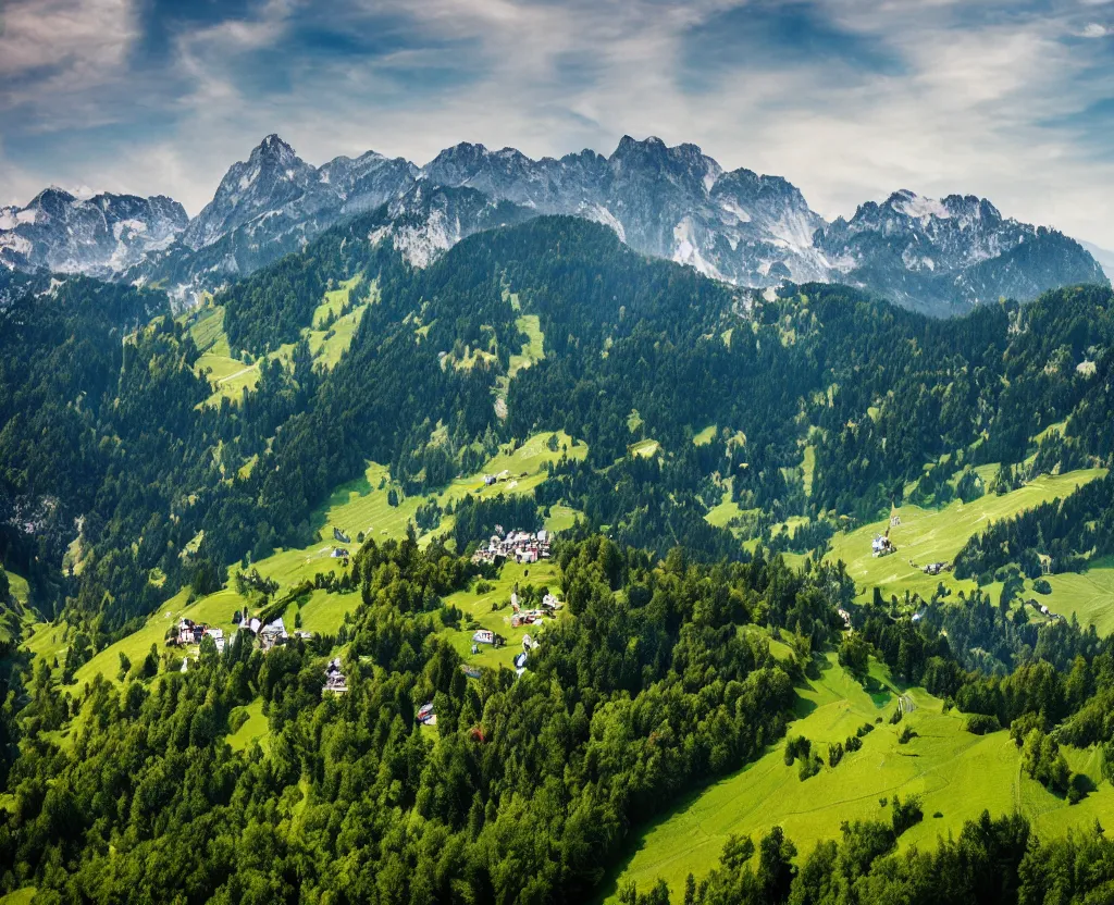 Image similar to 8K Photograph of Austria Landscape