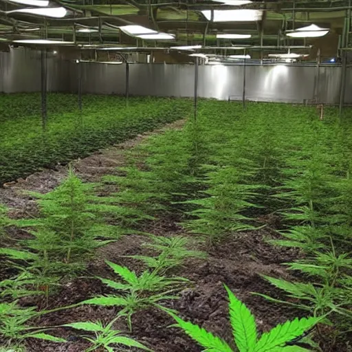 Image similar to underground marijuana farm