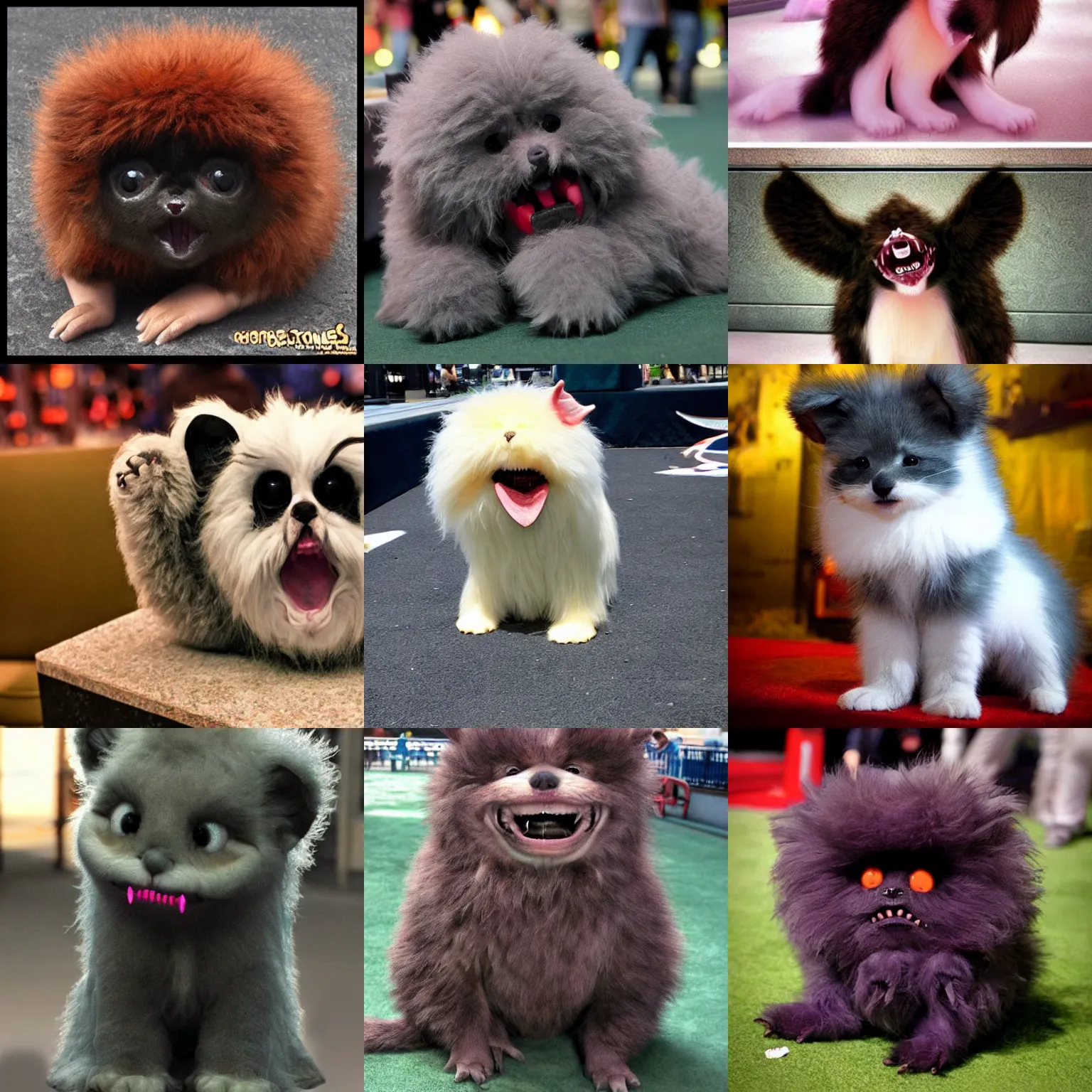 Image similar to <photo creature source='hellmouth' traits='adorable cute fluffy friendly happy' desires='hug' location='las vegas strip' attention-grabbing hd>Cutest thing ever</photo>