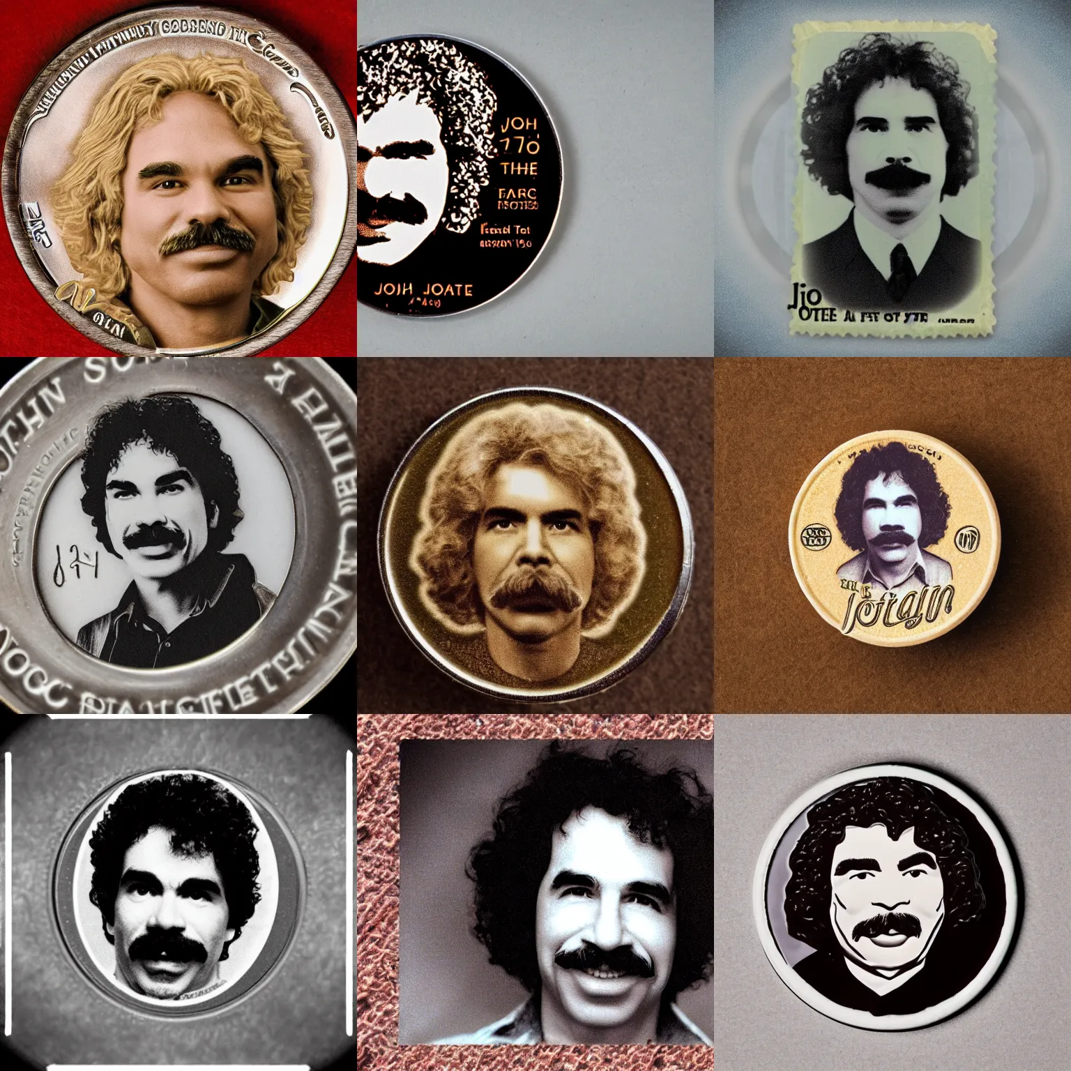 Prompt: a single oat with the face of john oates on it, john oates face, macro shot