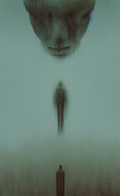 Prompt: mysterious paranoia, madenning knowlege, forbidden information, cosmic horror, minimal max, in the style of surrealism, digital art modern beksinski, artstation