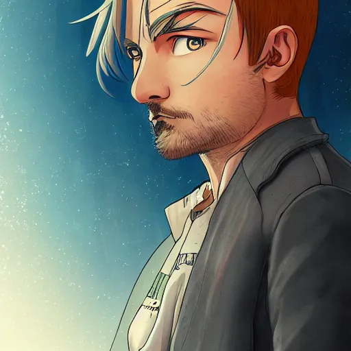 Image similar to portrait of jesse pinkman the master of the five elements, anime fantasy illustration by tomoyuki yamasaki, kyoto studio, madhouse, ufotable, trending on artstation