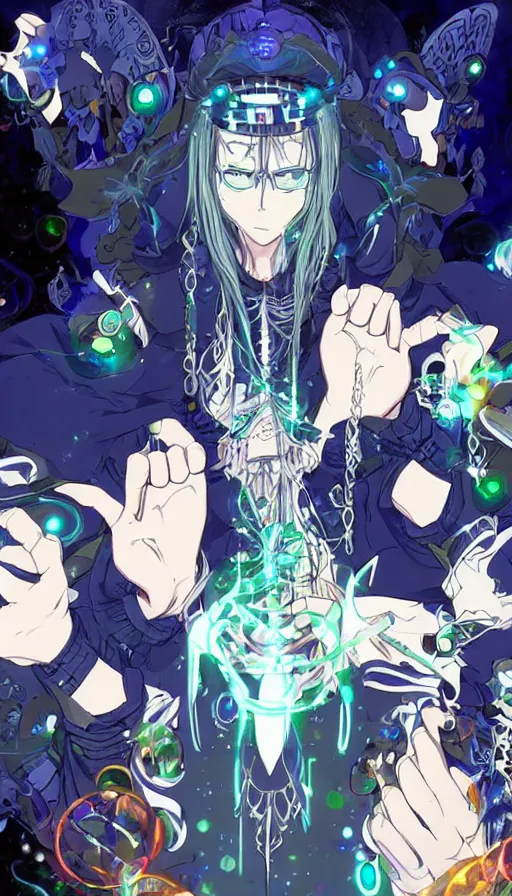 Image similar to portrait of a digital shaman, by wit studio