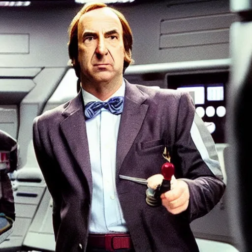 Image similar to saul goodman in starwars