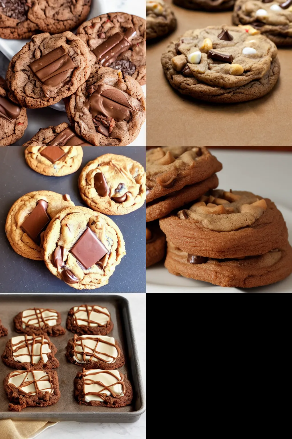 Prompt: twix snickers cookie