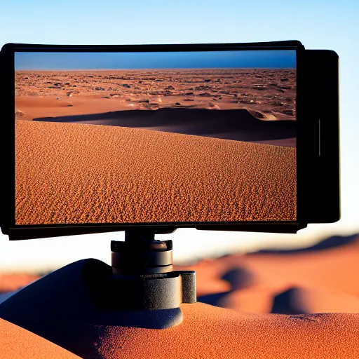 Image similar to ruggedized sensor unit for monitoring the australian desert, XF IQ4, 150MP, 50mm, F1.4, ISO 200, 1/160s, dawn