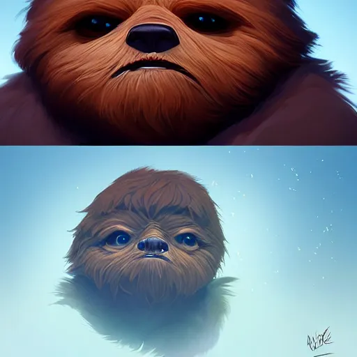 Image similar to face icon stylized minimalist ewoks, loftis, cory behance hd by jesper ejsing, by rhads, makoto shinkai and lois van baarle, ilya kuvshinov, rossdraws global illumination