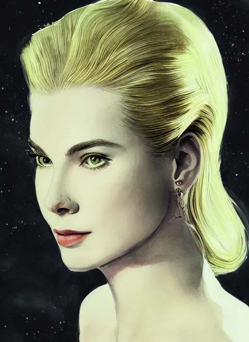 Prompt: portrait, Grace Kelly as Tinker Bell, watercolor, dramatic lighting, cinematic, establishing shot, extremely high detail, foto realistic, cinematic lighting, pen and ink, intricate line drawings, by Yoshitaka Amano, Ruan Jia, Kentaro Miura, Artgerm, post processed, concept art, artstation, matte painting, style by eddie mendoza, raphael lacoste, alex ross