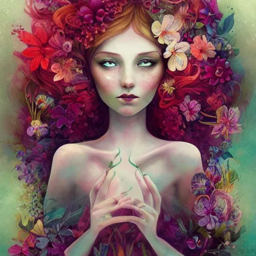 Prompt: flower by Anna Dittmann @Nicole888